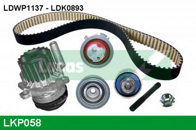 LUCAS ENGINE DRIVE lkp058 -  Водяной насос + комплект зубчатого ремня